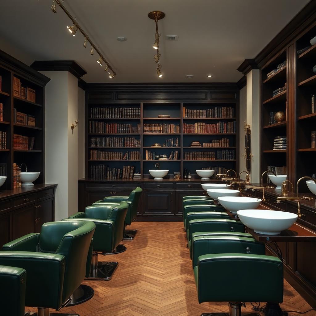 The Blow-Dry Bar in Portland, Maine That Feels Like a Library
