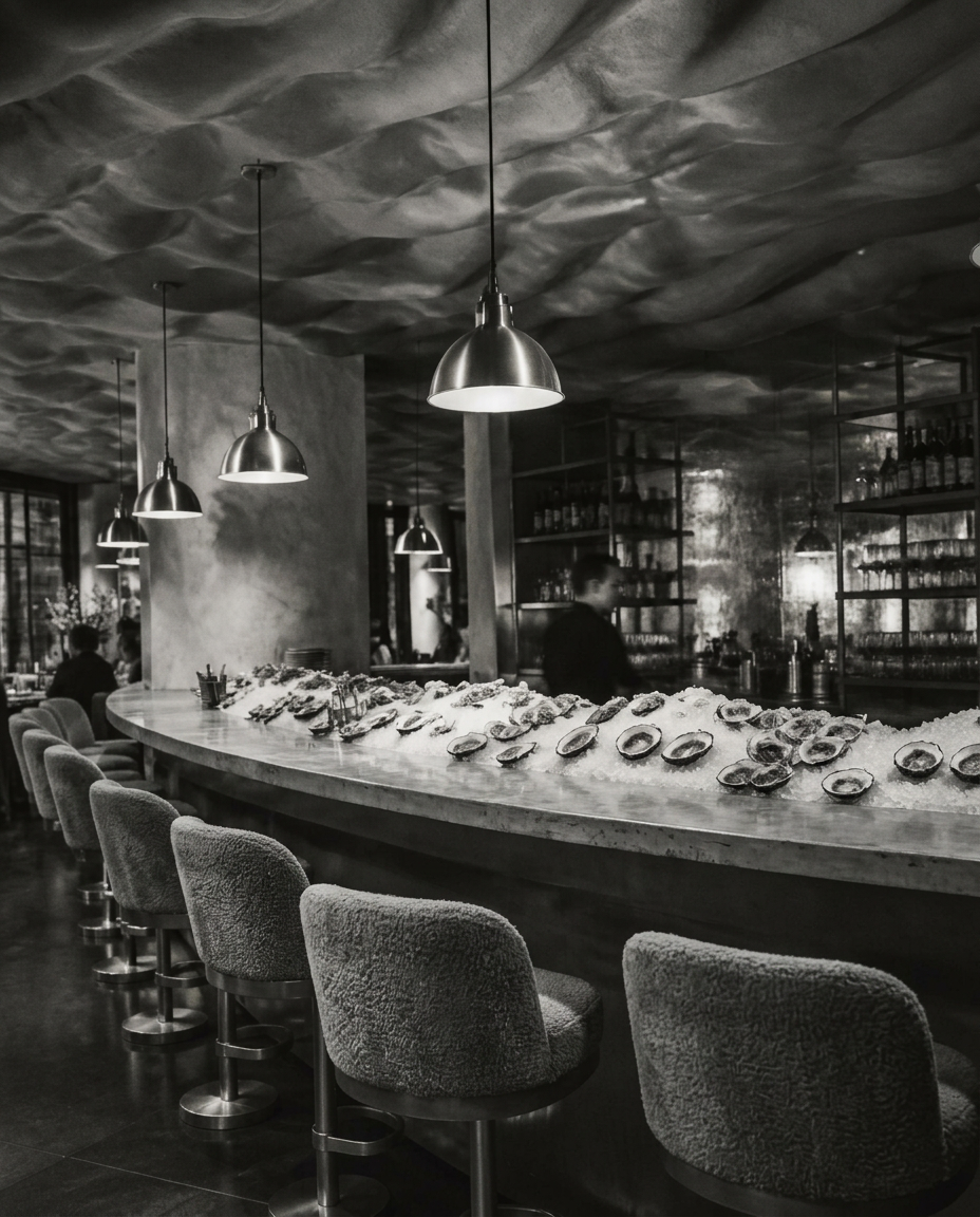 Portland's Oyster Bar, In Nine Shades of Grey